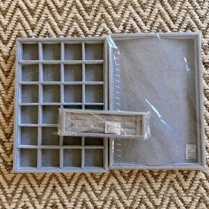 Gray Jewelry Organizer NOT A SET